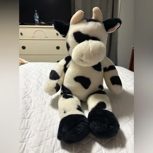 Build A Bear Retired Holstein Cow Plush - Picture 2 of 8